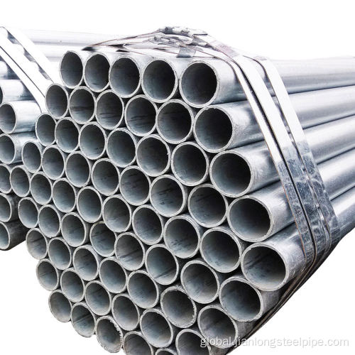 Galvanized Pipe & Fittings Hot Dip Galvanized Round Steel Pipe Factory